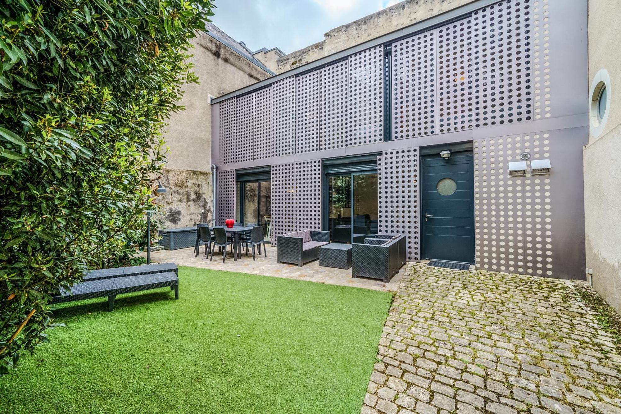 Villa CHEZ LÉA Vieux Tours parking terrasse jardin Extérieur photo