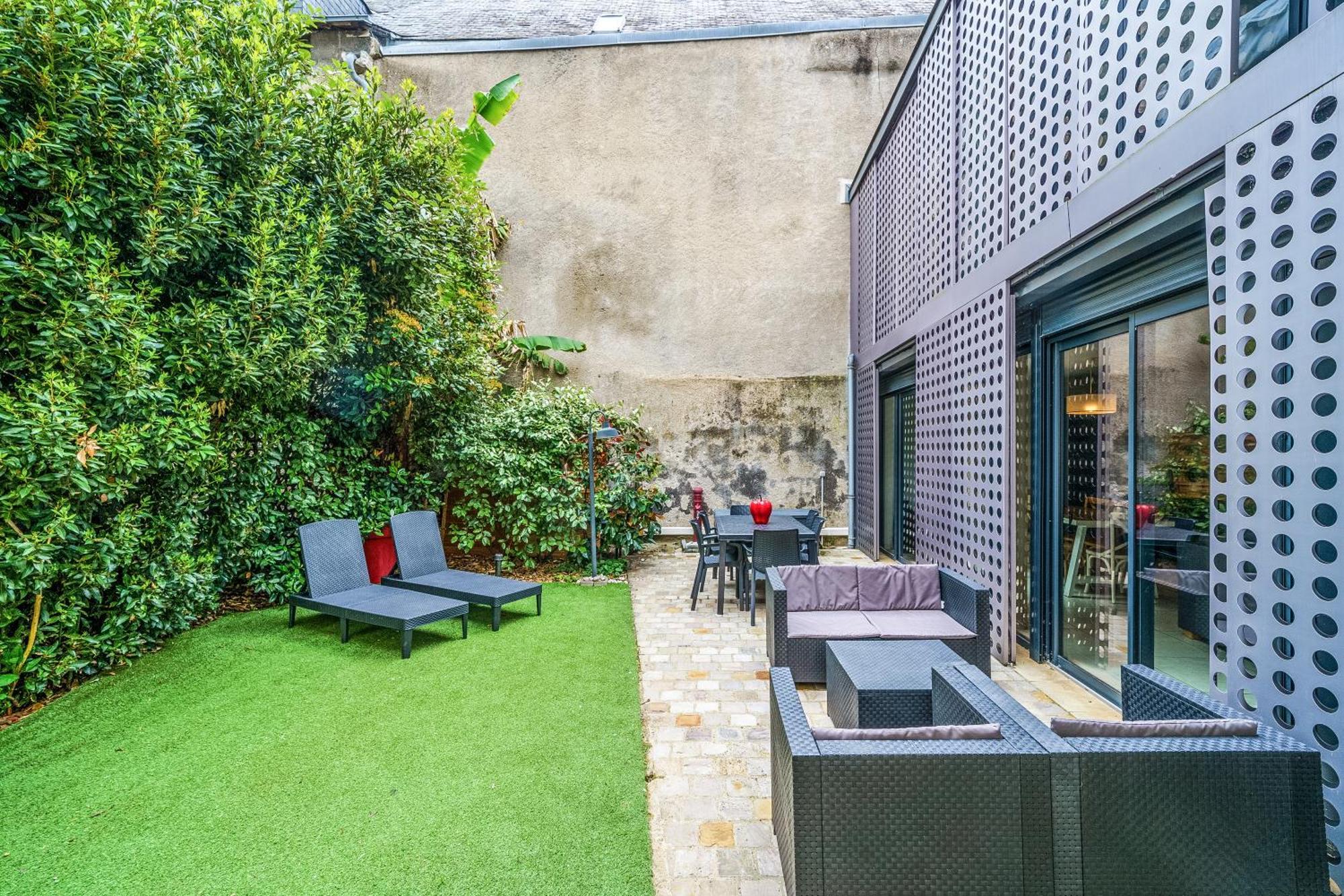 Villa CHEZ LÉA Vieux Tours parking terrasse jardin Extérieur photo